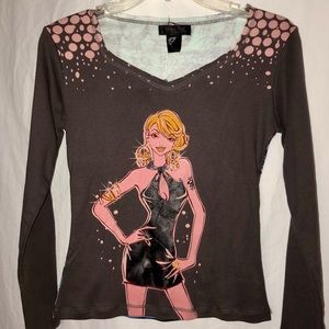 Custo Barcelona long sleeve top multi